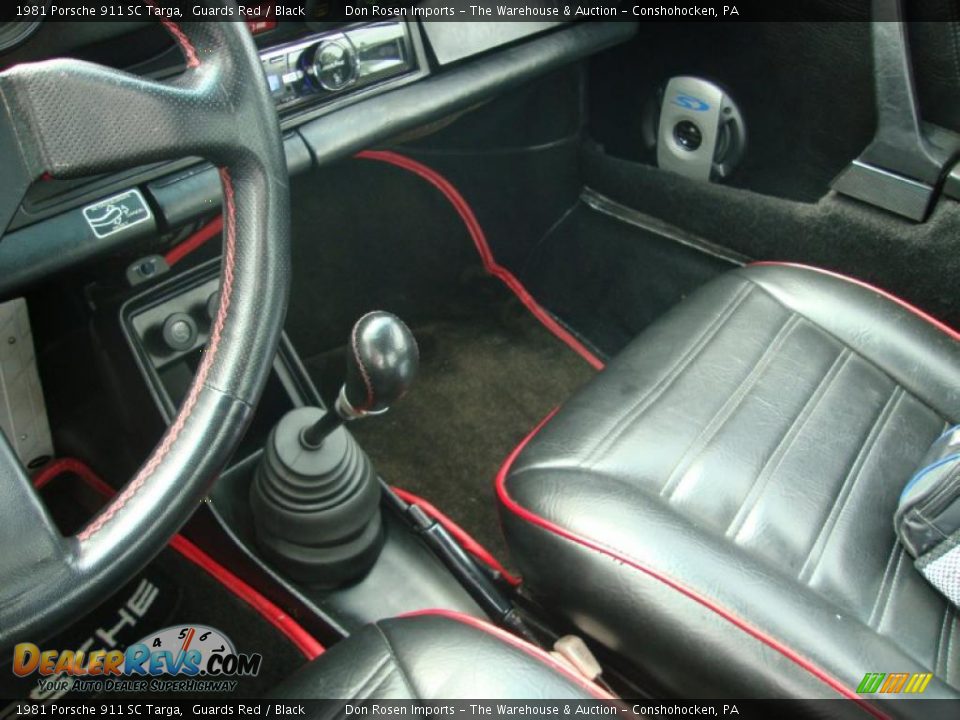 Black Interior - 1981 Porsche 911 SC Targa Photo #31