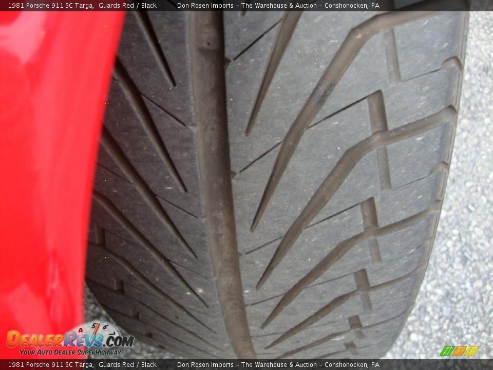 1981 Porsche 911 SC Targa Guards Red / Black Photo #32