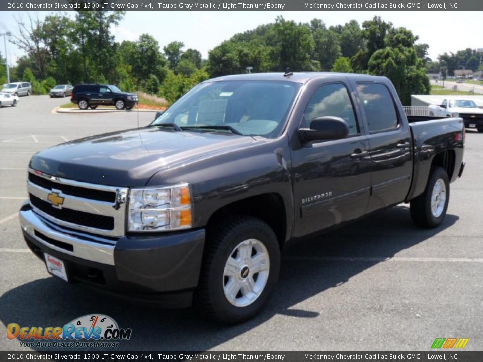 2010 Chevrolet Silverado 1500 LT Crew Cab 4x4 Taupe Gray Metallic / Light Titanium/Ebony Photo #1