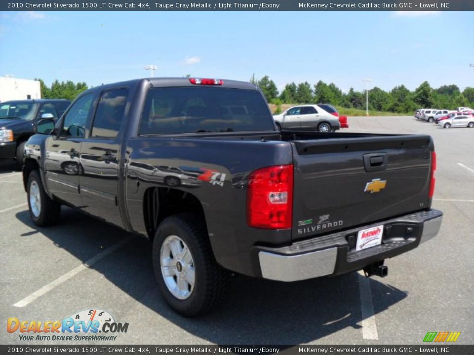 2010 Chevrolet Silverado 1500 LT Crew Cab 4x4 Taupe Gray Metallic / Light Titanium/Ebony Photo #2