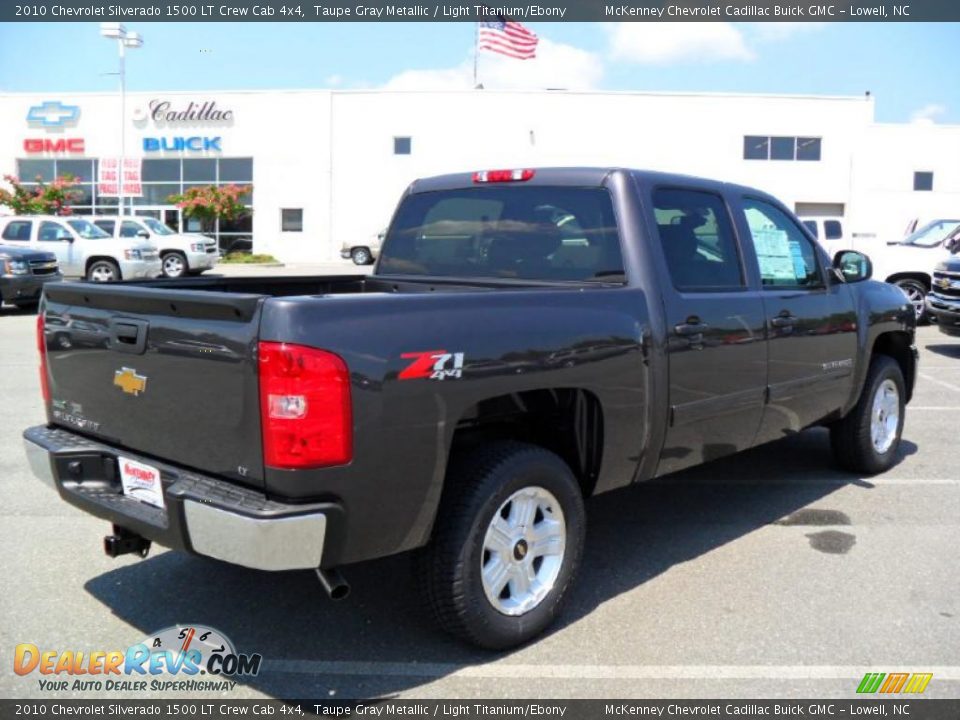 2010 Chevrolet Silverado 1500 LT Crew Cab 4x4 Taupe Gray Metallic / Light Titanium/Ebony Photo #4