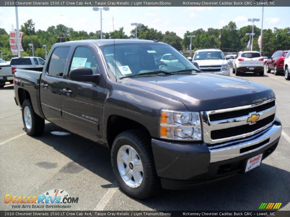 2010 Chevrolet Silverado 1500 LT Crew Cab 4x4 Taupe Gray Metallic / Light Titanium/Ebony Photo #5
