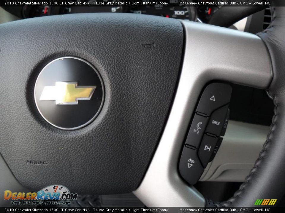 2010 Chevrolet Silverado 1500 LT Crew Cab 4x4 Taupe Gray Metallic / Light Titanium/Ebony Photo #10