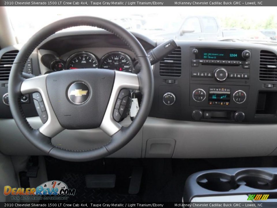 2010 Chevrolet Silverado 1500 LT Crew Cab 4x4 Taupe Gray Metallic / Light Titanium/Ebony Photo #13