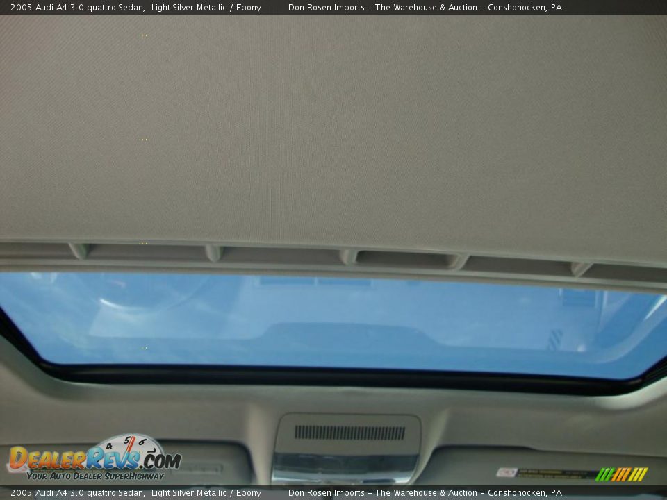 2005 Audi A4 3.0 quattro Sedan Light Silver Metallic / Ebony Photo #36