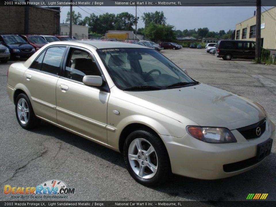 2003 Mazda Protege LX Light Sandalwood Metallic / Beige Photo #1