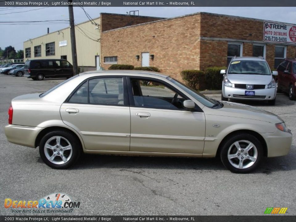2003 Mazda Protege LX Light Sandalwood Metallic / Beige Photo #6