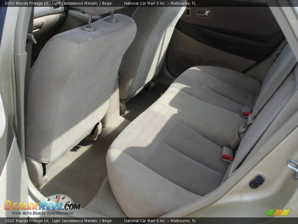 2003 Mazda Protege LX Light Sandalwood Metallic / Beige Photo #7