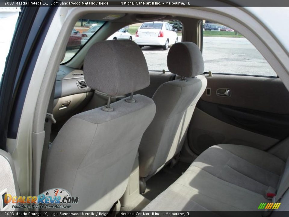 2003 Mazda Protege LX Light Sandalwood Metallic / Beige Photo #8