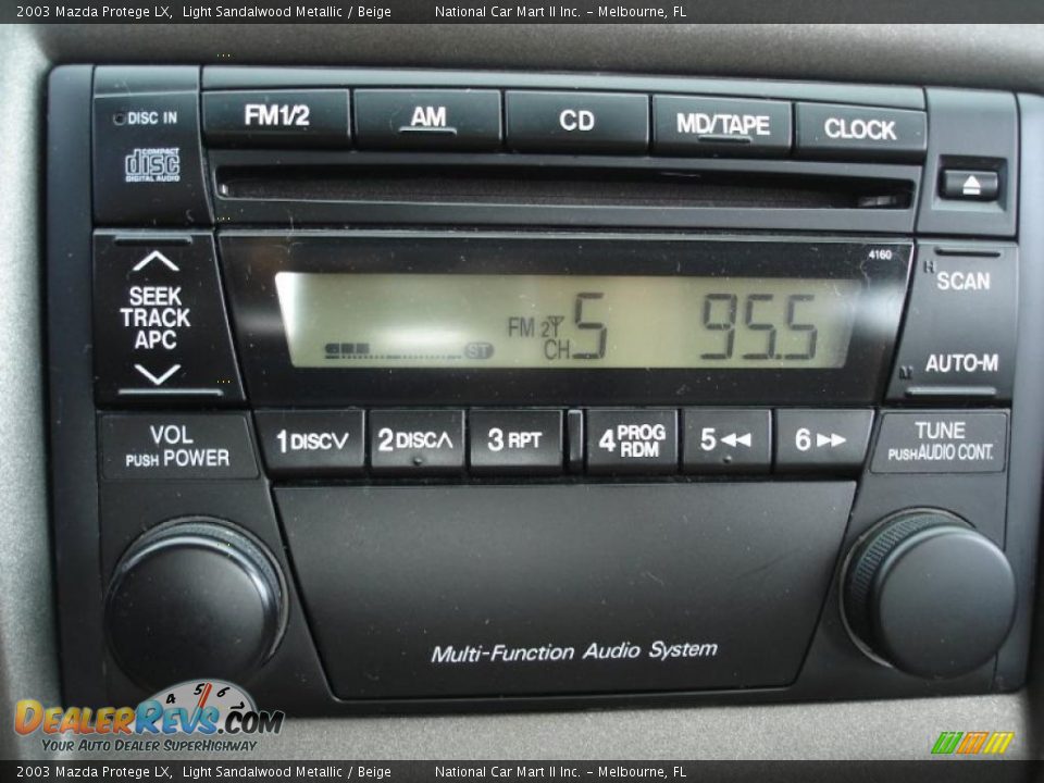 2003 Mazda Protege LX Light Sandalwood Metallic / Beige Photo #12