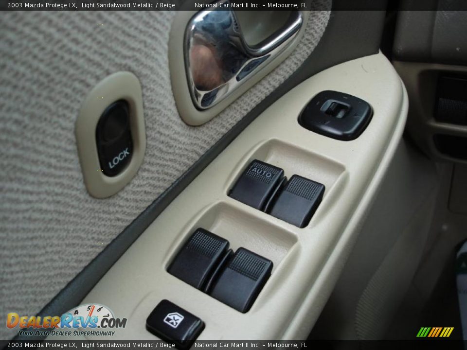 2003 Mazda Protege LX Light Sandalwood Metallic / Beige Photo #14