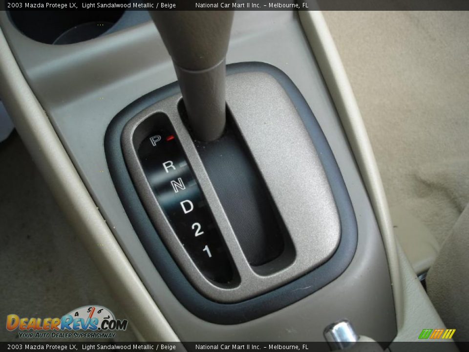 2003 Mazda Protege LX Light Sandalwood Metallic / Beige Photo #15