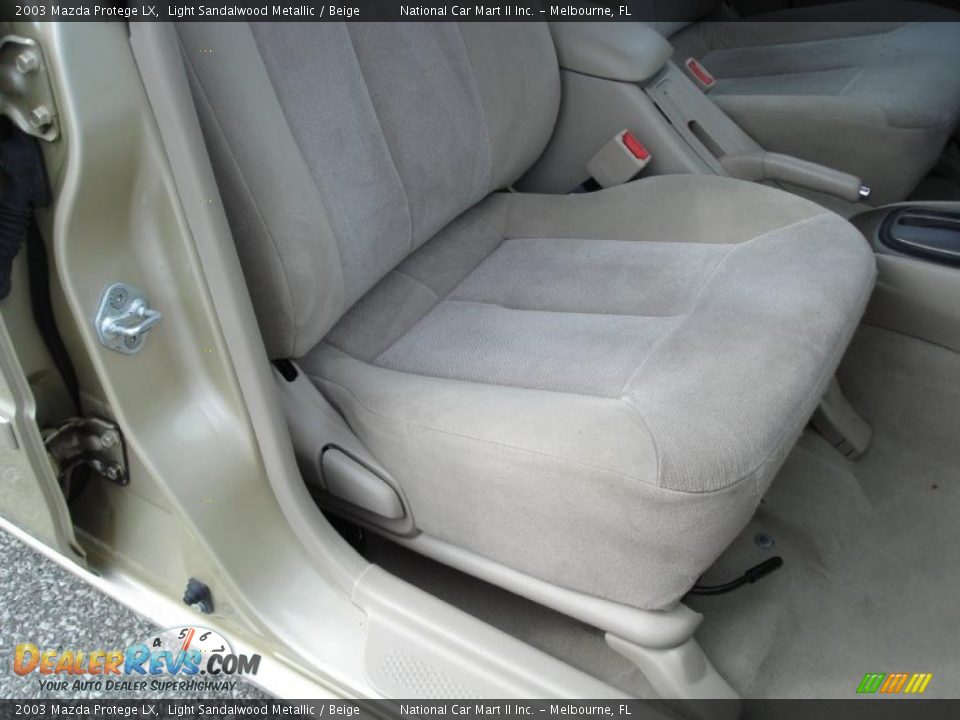2003 Mazda Protege LX Light Sandalwood Metallic / Beige Photo #19