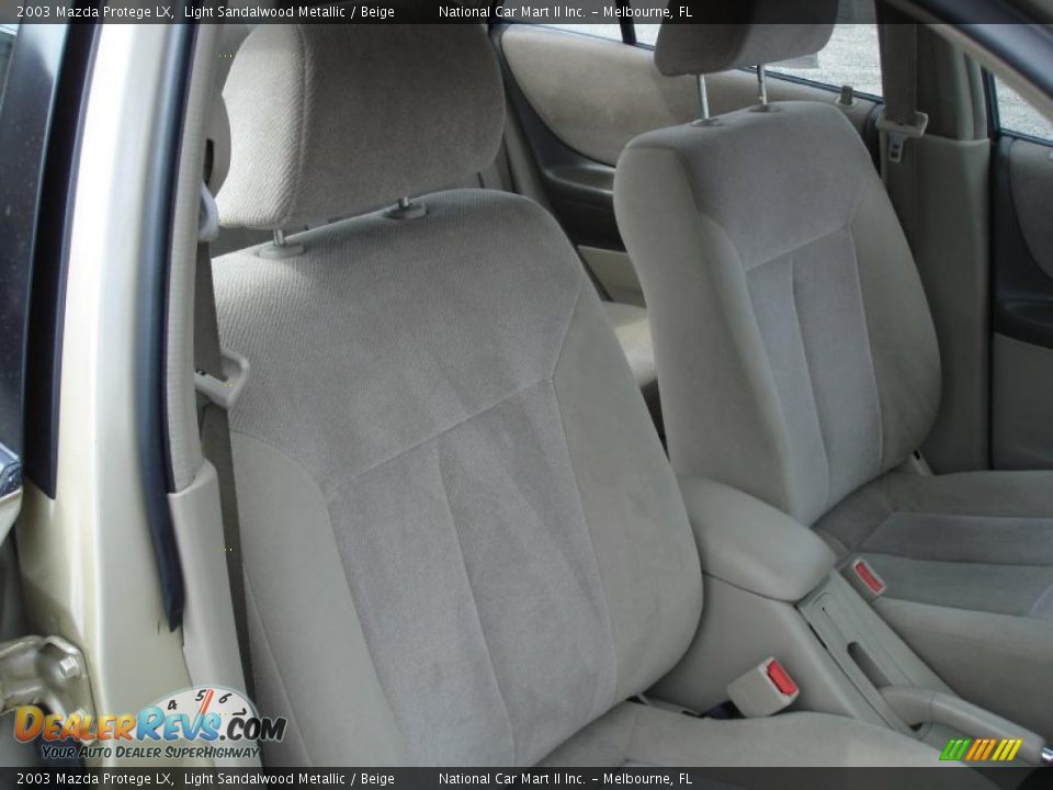 2003 Mazda Protege LX Light Sandalwood Metallic / Beige Photo #20