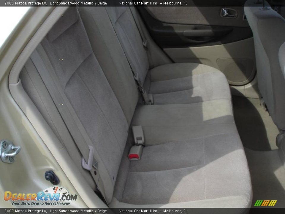 2003 Mazda Protege LX Light Sandalwood Metallic / Beige Photo #22