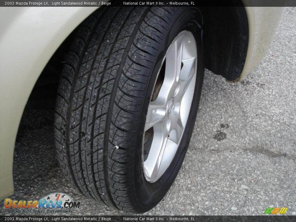 2003 Mazda Protege LX Light Sandalwood Metallic / Beige Photo #27