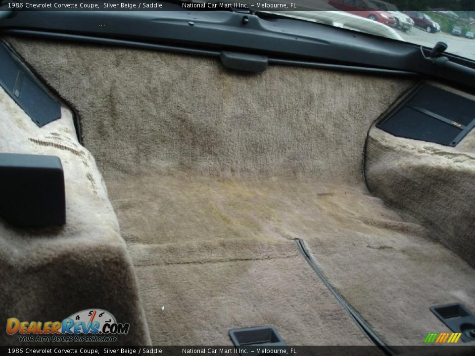 1986 Chevrolet Corvette Coupe Silver Beige / Saddle Photo #19