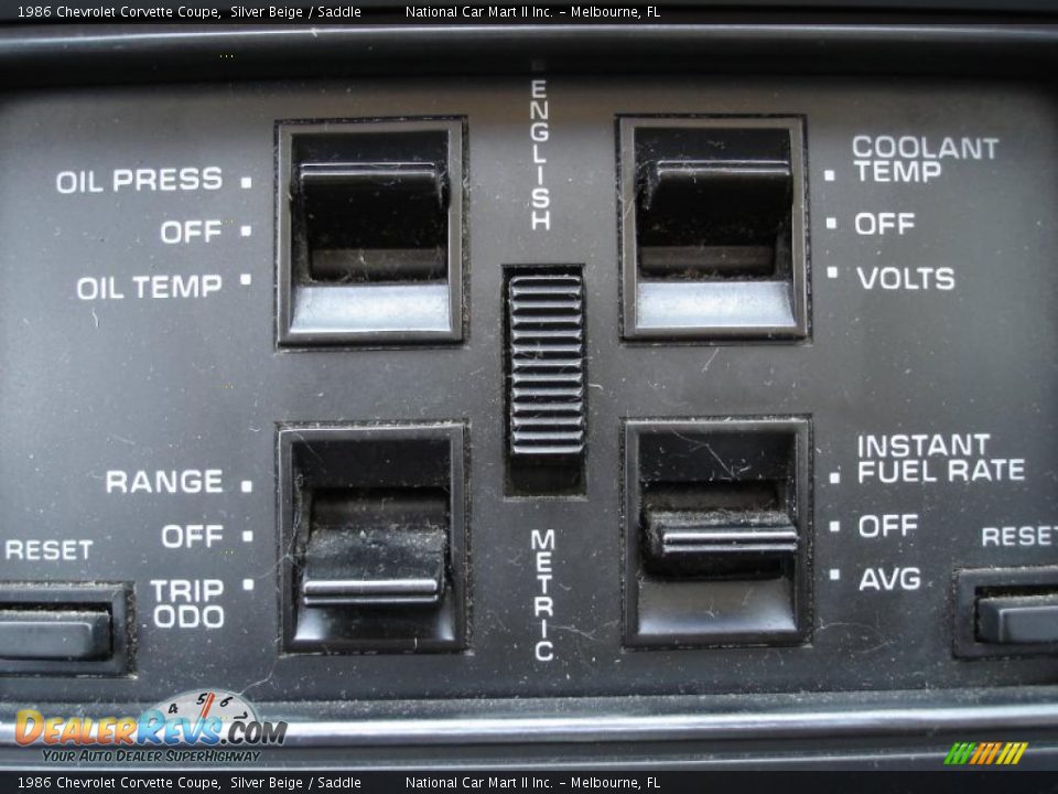 1986 Chevrolet Corvette Coupe Silver Beige / Saddle Photo #22