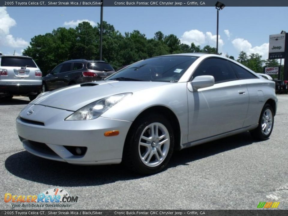 2005 Toyota Celica GT Silver Streak Mica / Black/Silver Photo #4