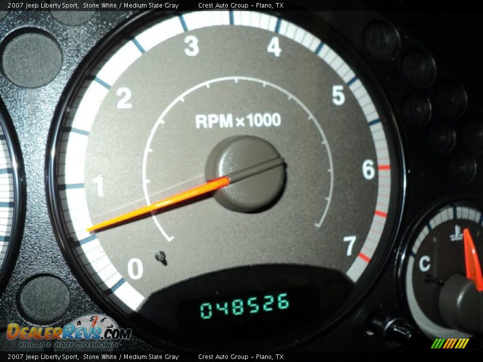 2007 Jeep Liberty Sport Stone White / Medium Slate Gray Photo #20