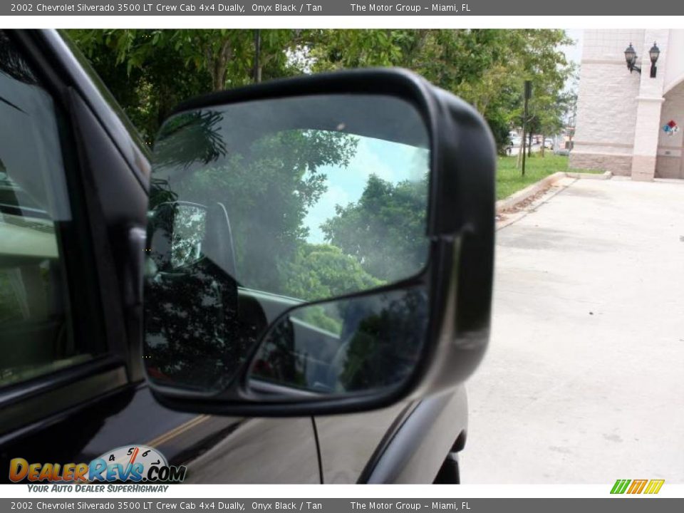 2002 Chevrolet Silverado 3500 LT Crew Cab 4x4 Dually Onyx Black / Tan Photo #26