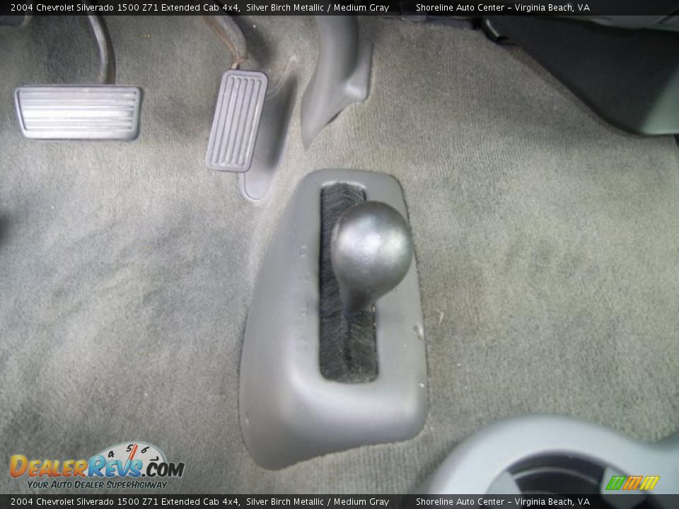 2004 Chevrolet Silverado 1500 Z71 Extended Cab 4x4 Silver Birch Metallic / Medium Gray Photo #15