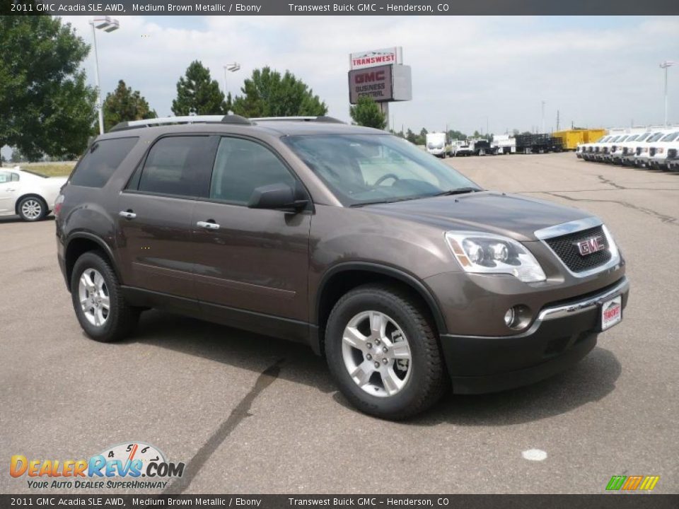 2011 GMC Acadia SLE AWD Medium Brown Metallic / Ebony Photo #1