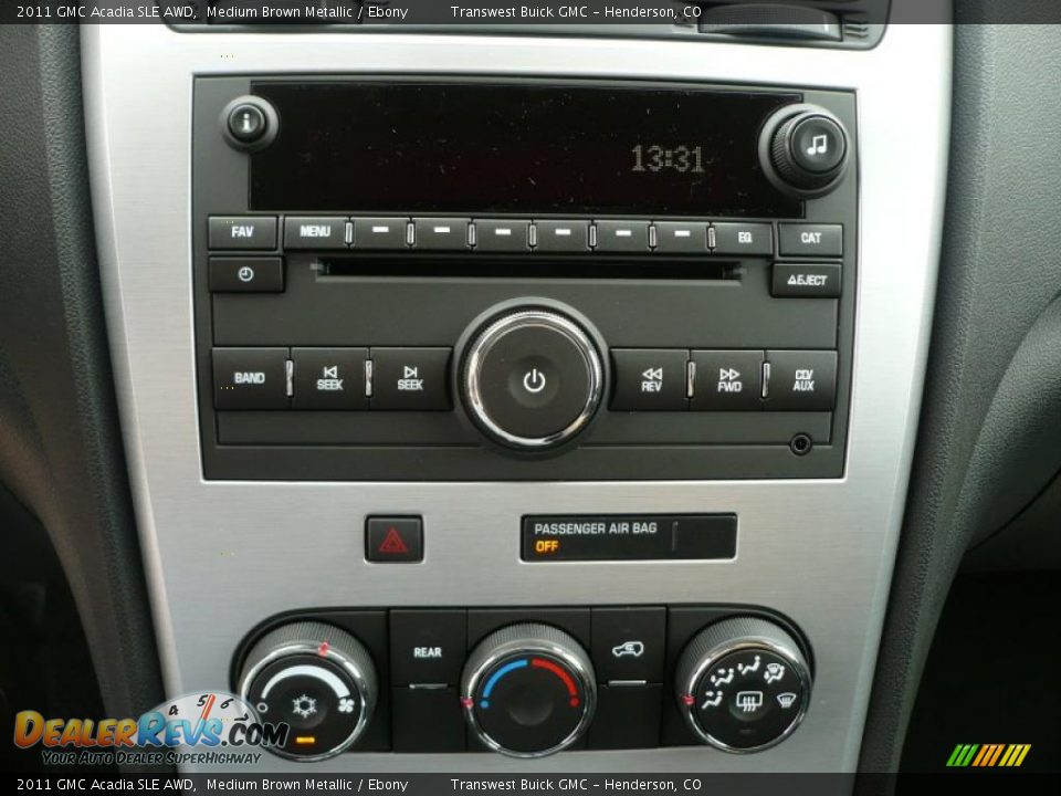2011 GMC Acadia SLE AWD Medium Brown Metallic / Ebony Photo #7