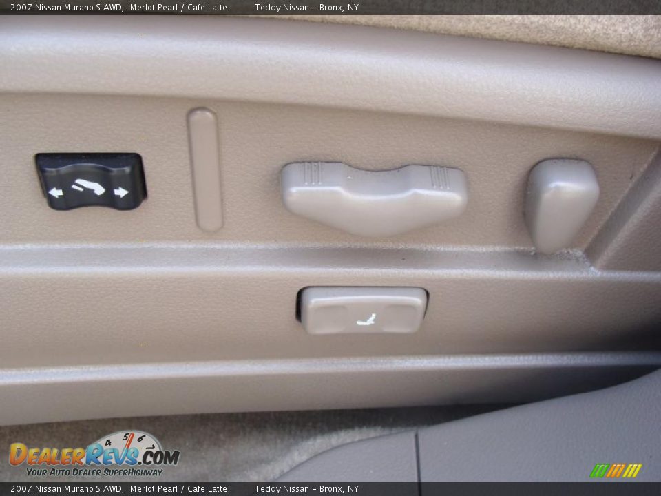 2007 Nissan Murano S AWD Merlot Pearl / Cafe Latte Photo #12