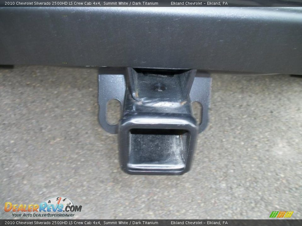2010 Chevrolet Silverado 2500HD LS Crew Cab 4x4 Summit White / Dark Titanium Photo #10