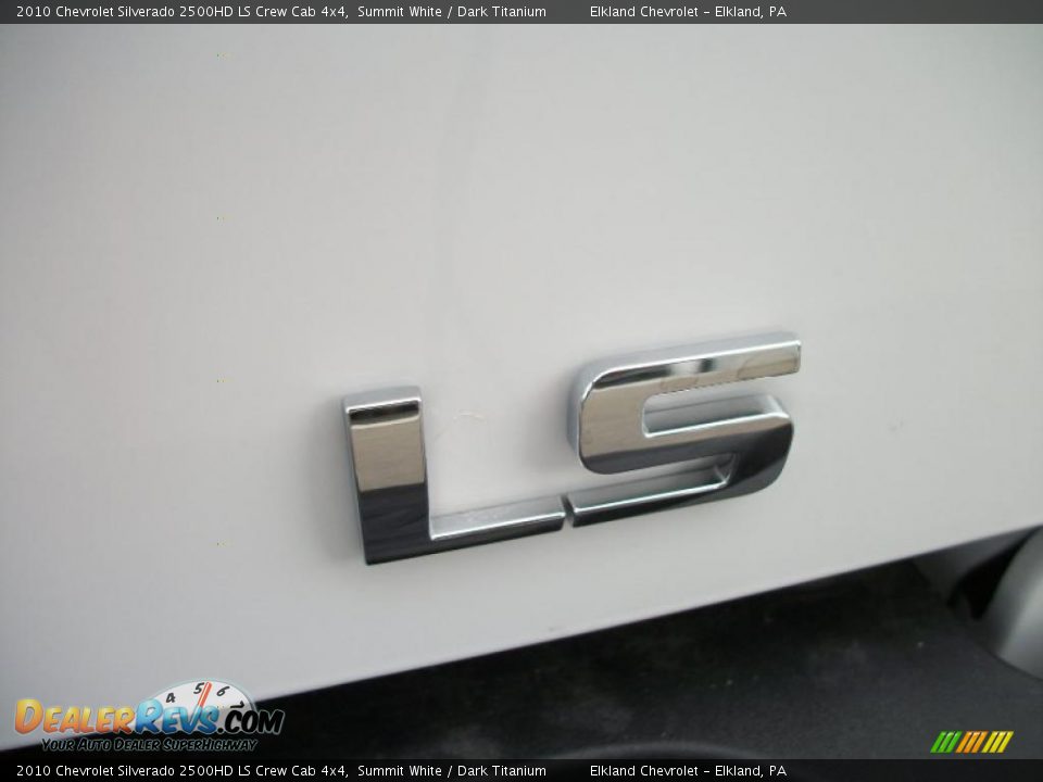 2010 Chevrolet Silverado 2500HD LS Crew Cab 4x4 Summit White / Dark Titanium Photo #11