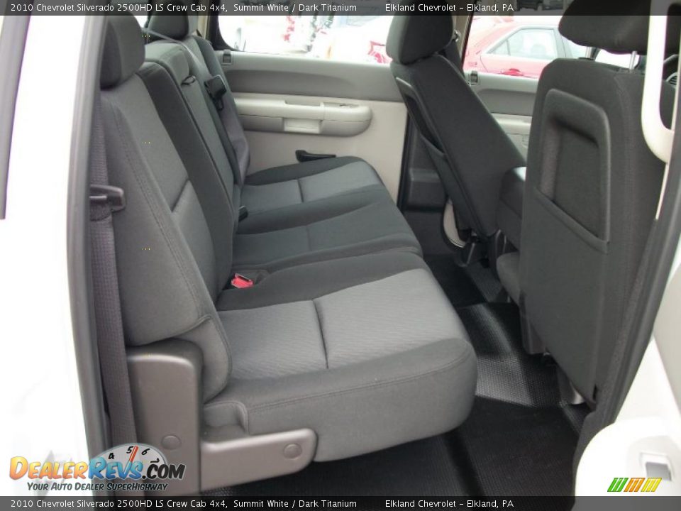 2010 Chevrolet Silverado 2500HD LS Crew Cab 4x4 Summit White / Dark Titanium Photo #20
