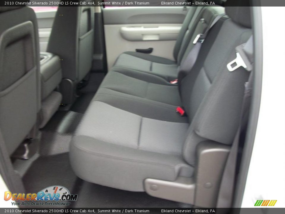 2010 Chevrolet Silverado 2500HD LS Crew Cab 4x4 Summit White / Dark Titanium Photo #23