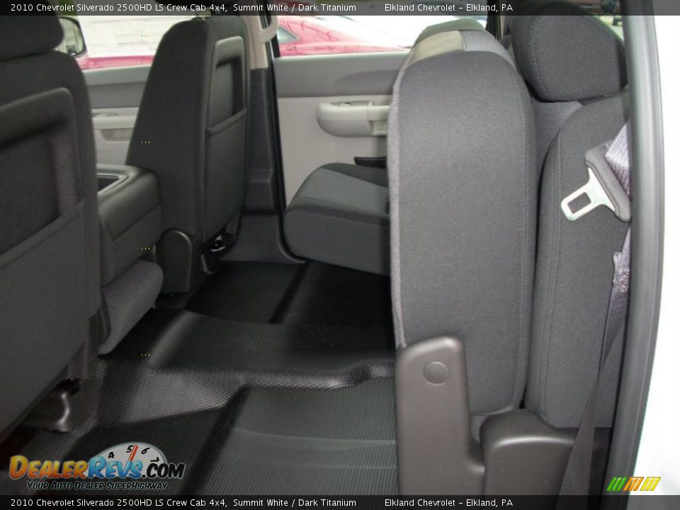 2010 Chevrolet Silverado 2500HD LS Crew Cab 4x4 Summit White / Dark Titanium Photo #24
