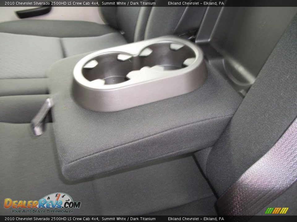 2010 Chevrolet Silverado 2500HD LS Crew Cab 4x4 Summit White / Dark Titanium Photo #25