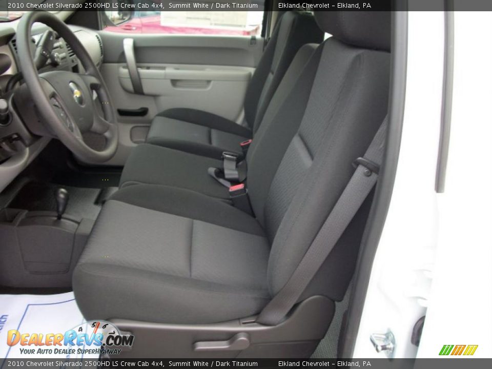 2010 Chevrolet Silverado 2500HD LS Crew Cab 4x4 Summit White / Dark Titanium Photo #28