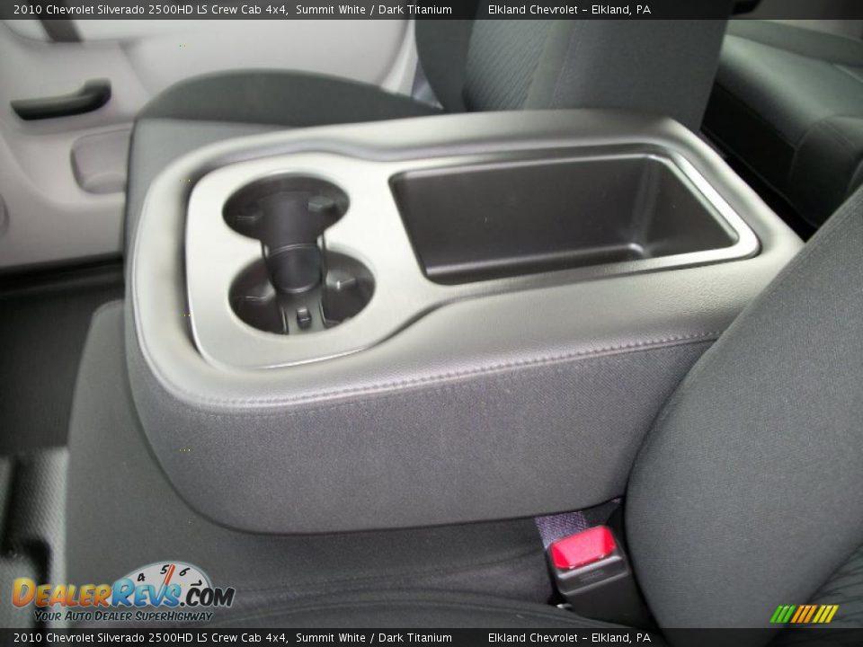 2010 Chevrolet Silverado 2500HD LS Crew Cab 4x4 Summit White / Dark Titanium Photo #29