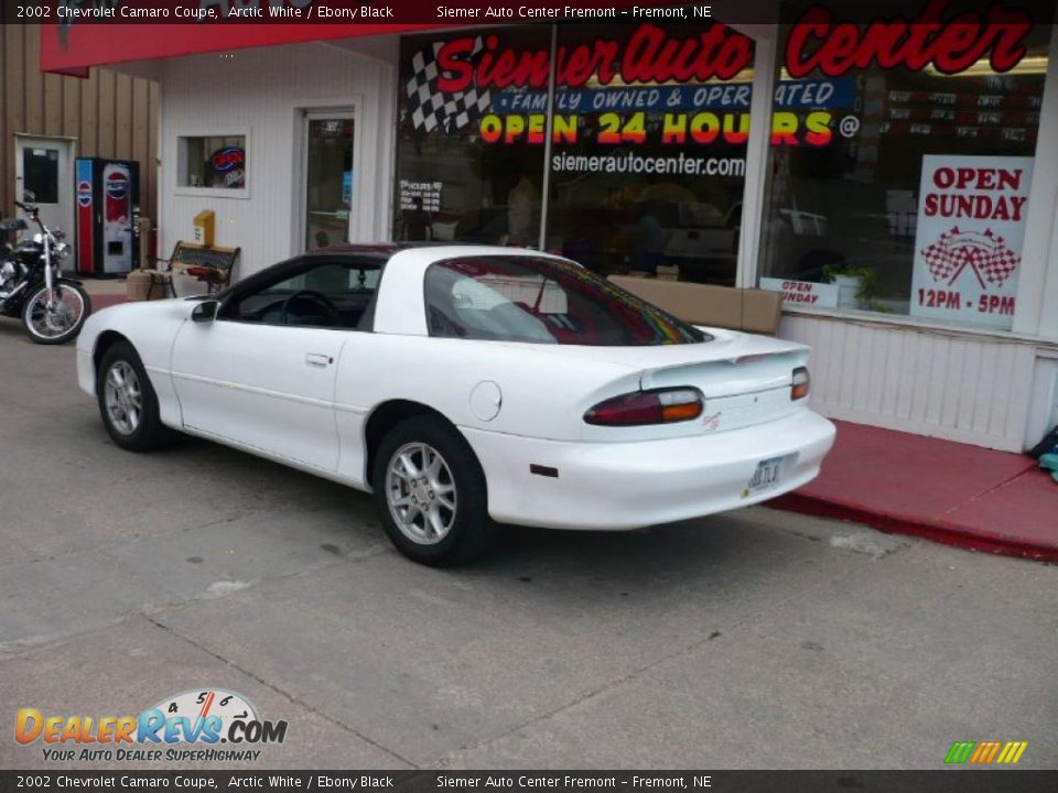 2002 Chevrolet Camaro Coupe Arctic White / Ebony Black Photo #2