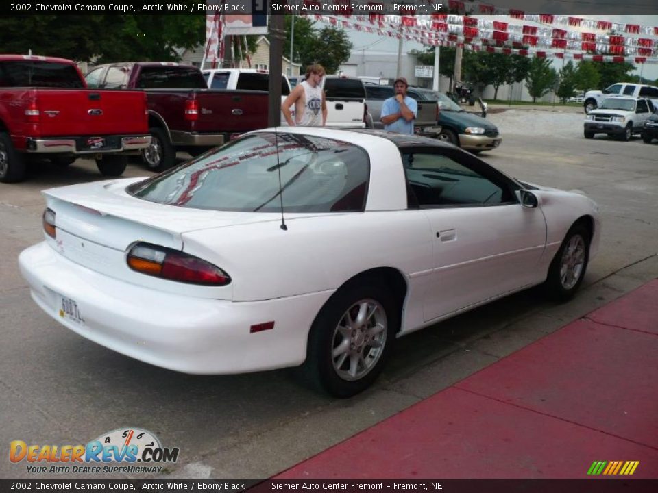 2002 Chevrolet Camaro Coupe Arctic White / Ebony Black Photo #4
