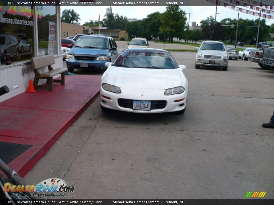 2002 Chevrolet Camaro Coupe Arctic White / Ebony Black Photo #9