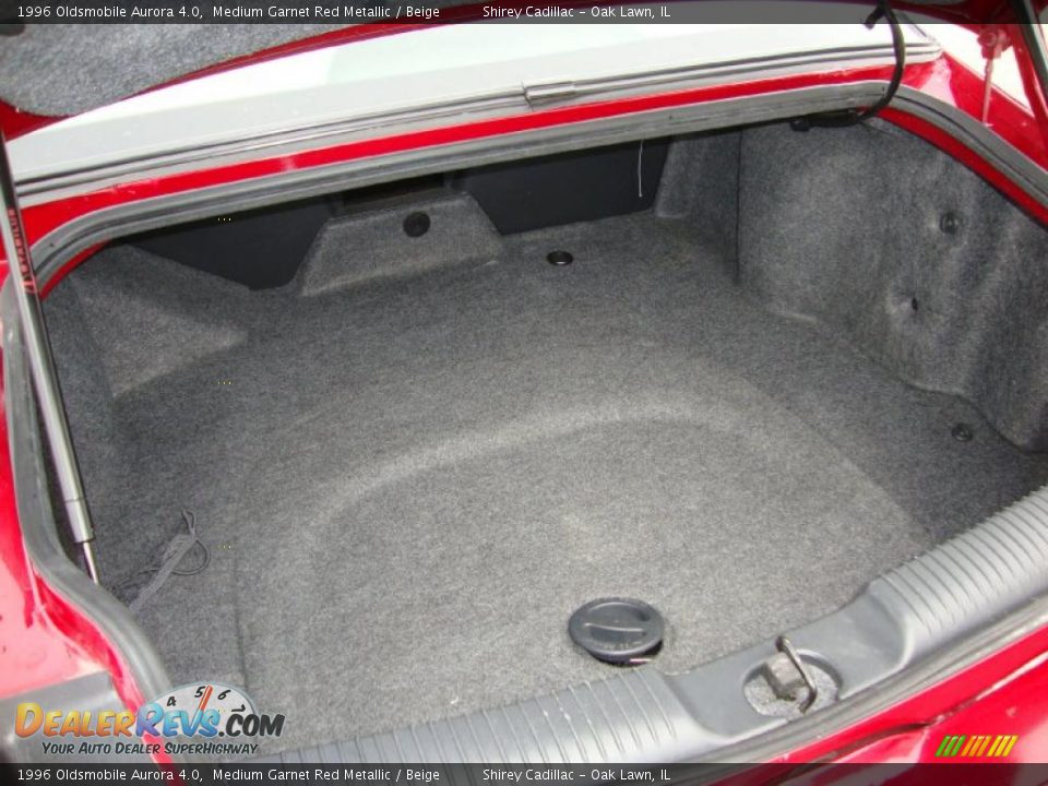 1996 Oldsmobile Aurora 4.0 Medium Garnet Red Metallic / Beige Photo #14
