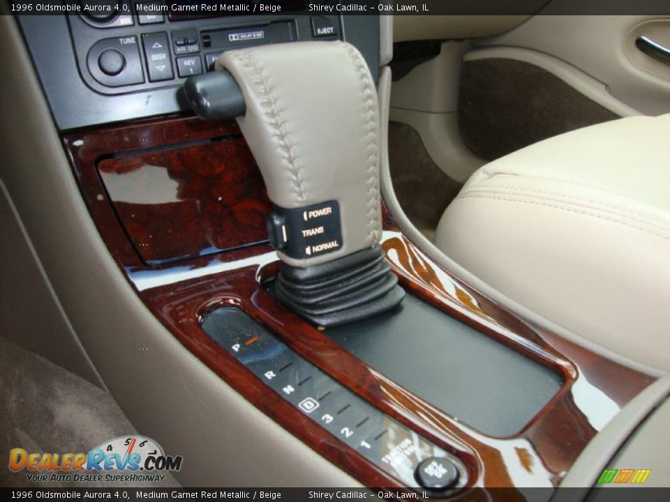 1996 Oldsmobile Aurora 4.0 Medium Garnet Red Metallic / Beige Photo #18