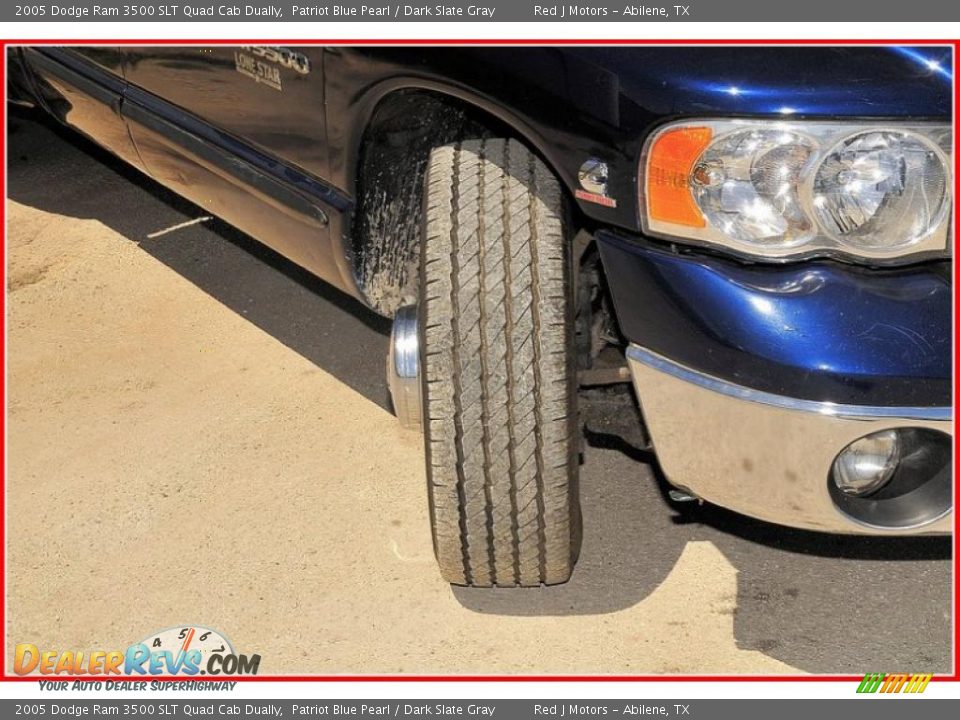 2005 Dodge Ram 3500 SLT Quad Cab Dually Patriot Blue Pearl / Dark Slate Gray Photo #10