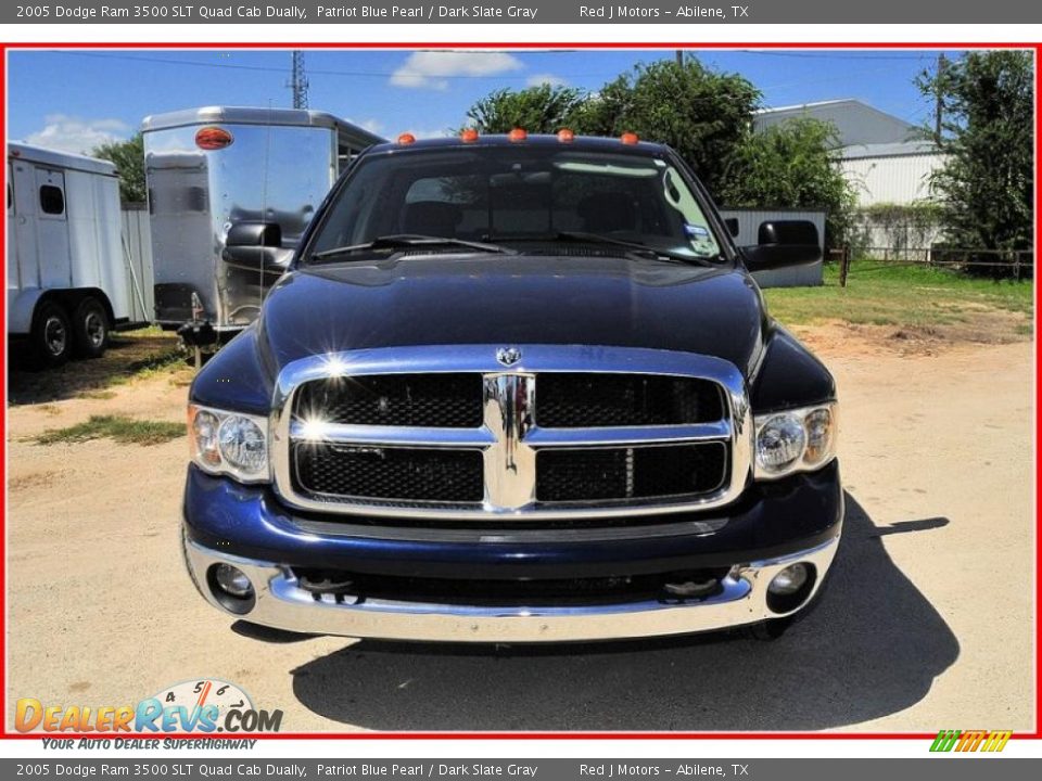 2005 Dodge Ram 3500 SLT Quad Cab Dually Patriot Blue Pearl / Dark Slate Gray Photo #11