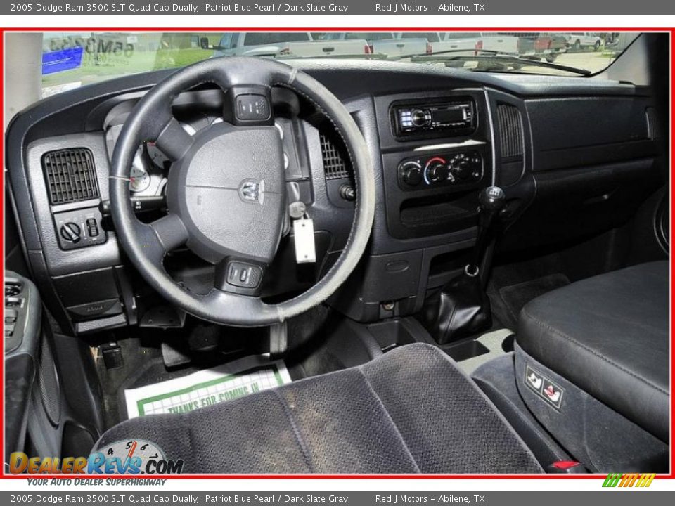 2005 Dodge Ram 3500 SLT Quad Cab Dually Patriot Blue Pearl / Dark Slate Gray Photo #26