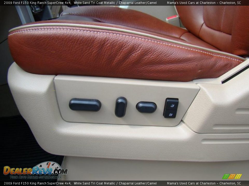 2009 Ford F150 King Ranch SuperCrew 4x4 White Sand Tri Coat Metallic / Chaparral Leather/Camel Photo #11