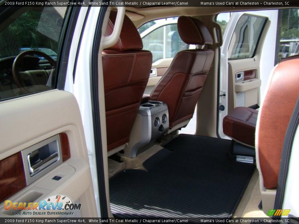 2009 Ford F150 King Ranch SuperCrew 4x4 White Sand Tri Coat Metallic / Chaparral Leather/Camel Photo #13