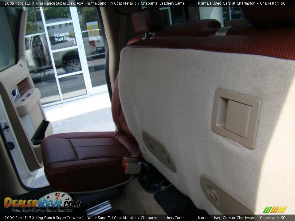2009 Ford F150 King Ranch SuperCrew 4x4 White Sand Tri Coat Metallic / Chaparral Leather/Camel Photo #14
