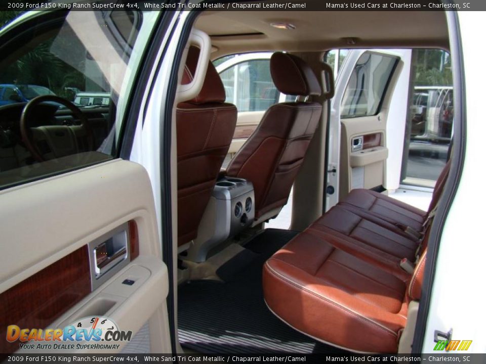 2009 Ford F150 King Ranch SuperCrew 4x4 White Sand Tri Coat Metallic / Chaparral Leather/Camel Photo #15