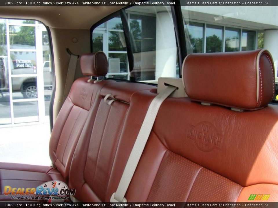 2009 Ford F150 King Ranch SuperCrew 4x4 White Sand Tri Coat Metallic / Chaparral Leather/Camel Photo #16